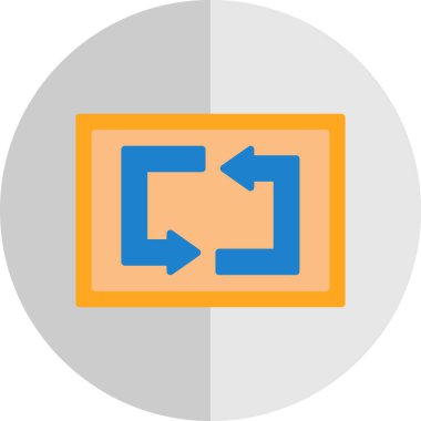 Web simgesi, vektör illüstrasyonunu tekrarla