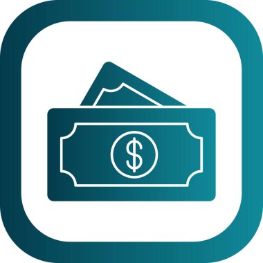 Para için. Web simgesi basit illüstrasyon 