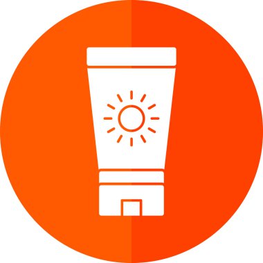 saun krem ikonu vektör illüstrasyonu