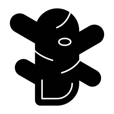 Zencefil kök simgesinin vektör illüstrasyonu 