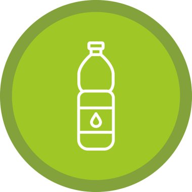 su şişesi ikonu vektör çizimi tasarımı 