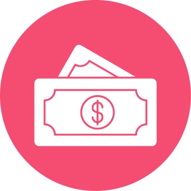 Para için. Web simgesi basit illüstrasyon 