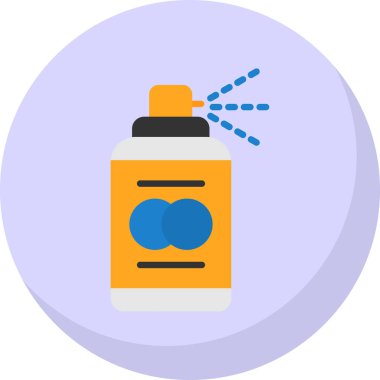 Sprey boya kutusu simgesi basit illüstrasyon