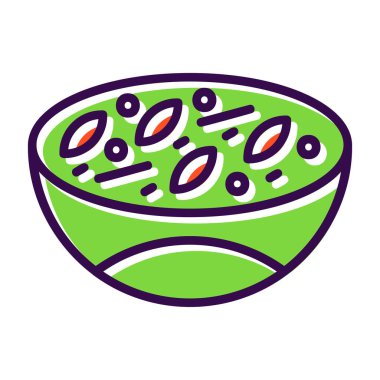 Çorba. Web simgesi basit illüstrasyon