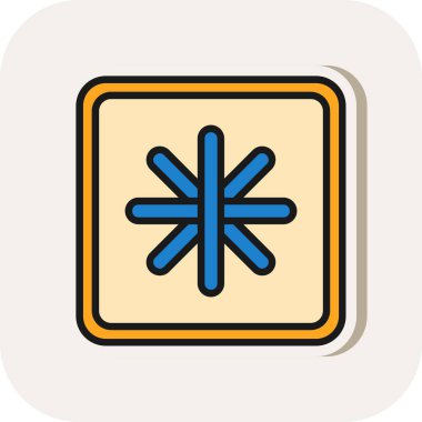 Vektör illüstrasyonu, simge ögesi biçimi