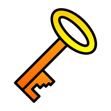 Anahtar. Web simgesi basit illüstrasyon