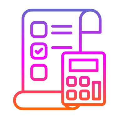 finanse web simgesi vektör illüstrasyonu