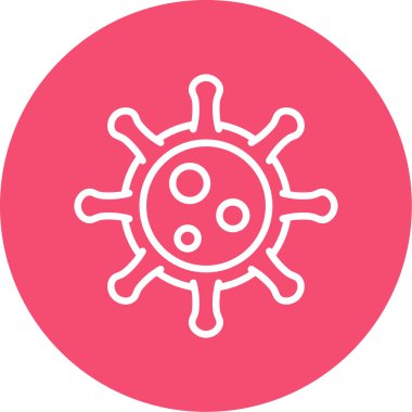 Virüs ikonu vektör illüstrasyonu