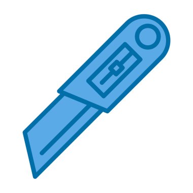 Cutter ağ simgesi vektör illüstrasyonu