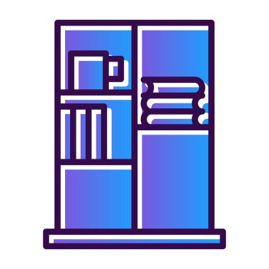 Bina. Web simgesi basit illüstrasyon