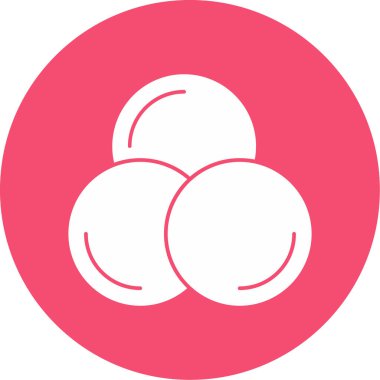 Modern yiyecek simgesinin vektör çizimi