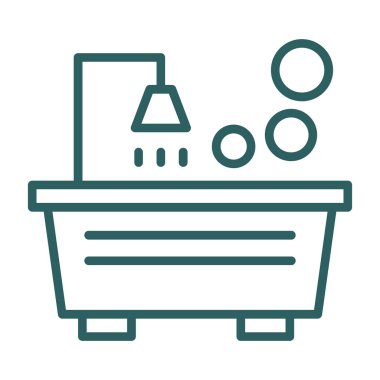 Çamaşır makinesi. Basit tasarım