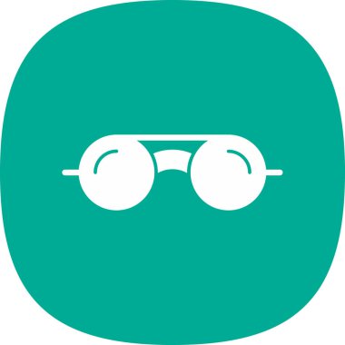 göz gözlük simge vektör çizim