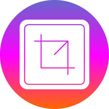 Kırpma işareti vektör illüstrasyonu