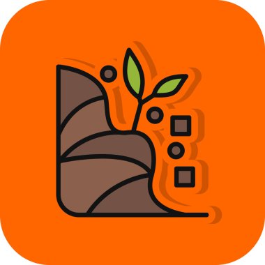 iş büyümesi simgesi - ana hatları biçiminde