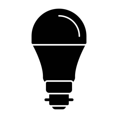Ampul simgesi web basit illüstrasyon