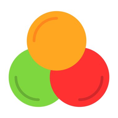 renk paleti simgesi düz biçimli