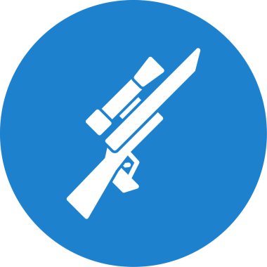 Modern b 'nin vektör illüstrasyonu silah ikonundan yoksun