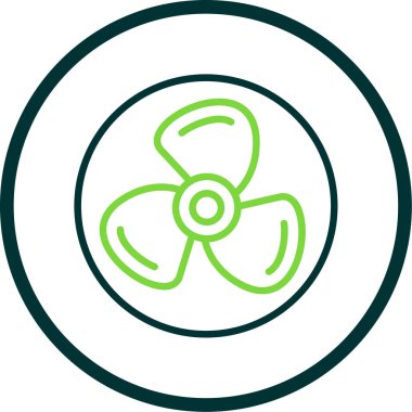 Moda tasarımlı fan simgesi izole edilmiş arkaplan