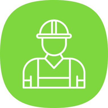 Miğfer vektör illüstrasyonlu mimar. 