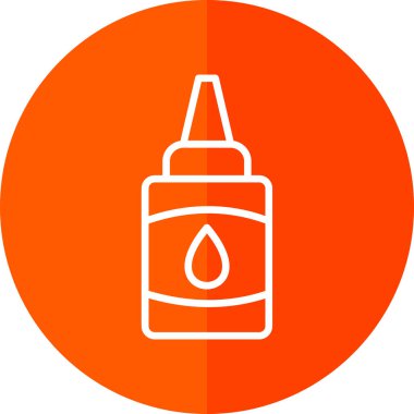 Yapıştırıcı ağ simgesi, vektör illüstrasyonu 