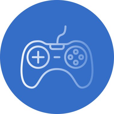 oyun konsolu simgesi, vektör illüstrasyonu, Dijital oyun sembolü 