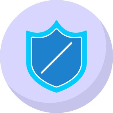 kalkan simgesi web basit illüstrasyon