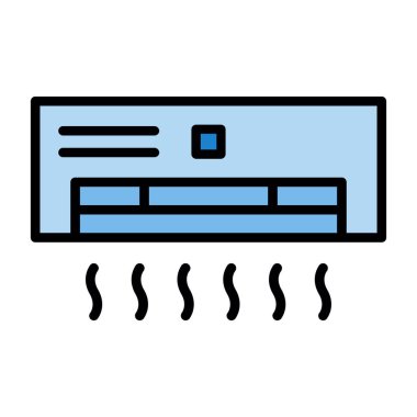 Modern klima simgesinin vektör illüstrasyonu                                     