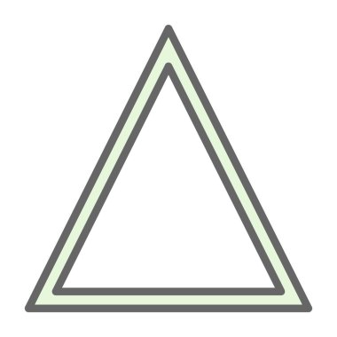 üçgen ikon vektör illüstrasyon tasarımı