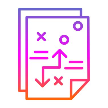 belge simgesi, vektör çizimi