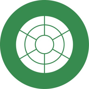 Küre. Web simgesi basit illüstrasyon