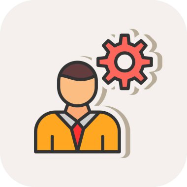 Employee businessman icon vector illustration