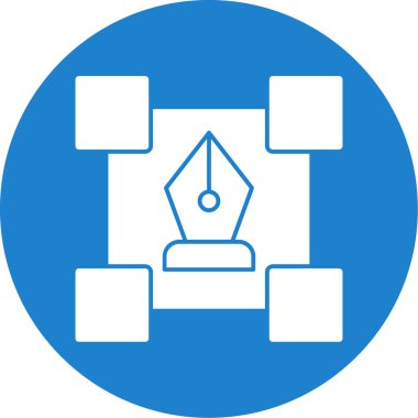 seo modern simgesinin vektör illüstrasyonu