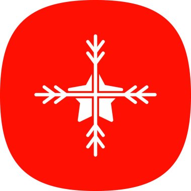 kar web simgesi, vektör çizim 