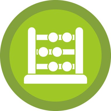 abacus web simgesi vektör illüstrasyonu