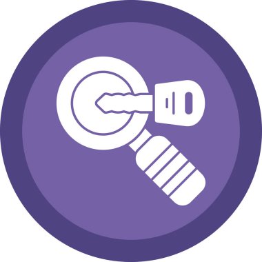 Fiş. Web simgesi basit illüstrasyon