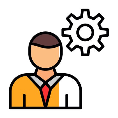 Employee businessman icon vector illustration