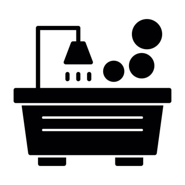 Sepet ikonu. Ağ için basit alışveriş sepeti vektör simgeleri çizimi