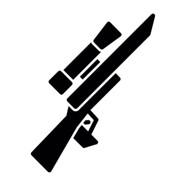 silah simgesi, vektör illüstrasyonu