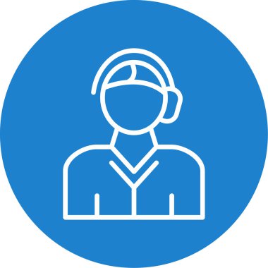 İnsan simgesinin vektör illüstrasyonu