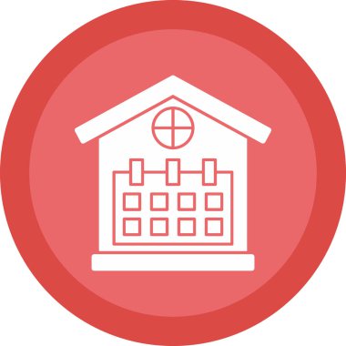 okul simgesi vektör illüstrasyonu