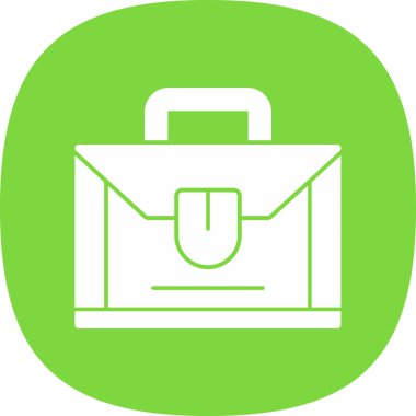 Çanta. Web simgesi basit tasarım