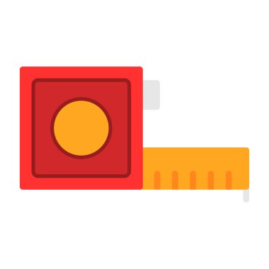 Tek izole edilmiş turuncu ve siyah simgenin vektör çizimi