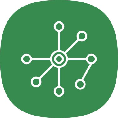 Benzersiz konum vektör simgesi