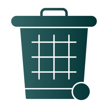 Çöp kutusu vektör illüstrasyonuName 