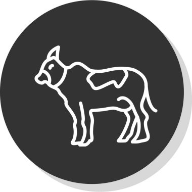 Tilki simgesinin vektör illüstrasyonu