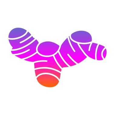 Kelebek. Web simgesi basit illüstrasyon