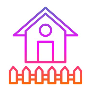 Ev. Web simgesi basit tasarım