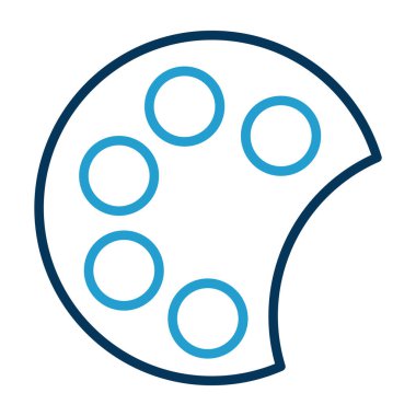 Bowling ikonunun vektör çizimi, çizgi vektörü, oyunun düzenlenebilir simgesi