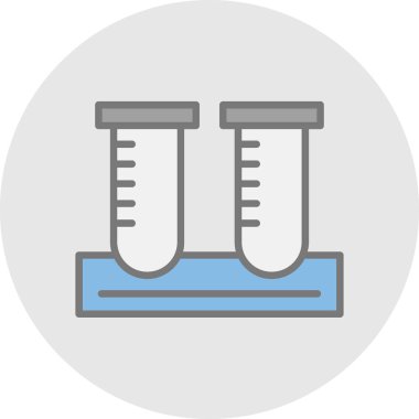 test tubes vector icon design